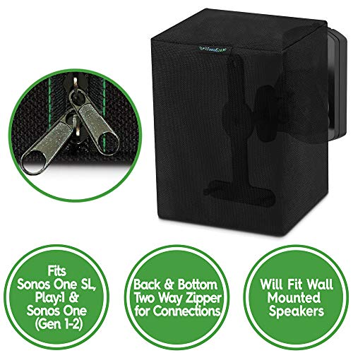 600D Sonos Play/One Speaker Covers – Waterproof, Dual-Zip (4 Variants)