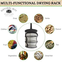 9″ Hanging Drying Net – Compact 3/5/7-Tier Rack, Collapsible