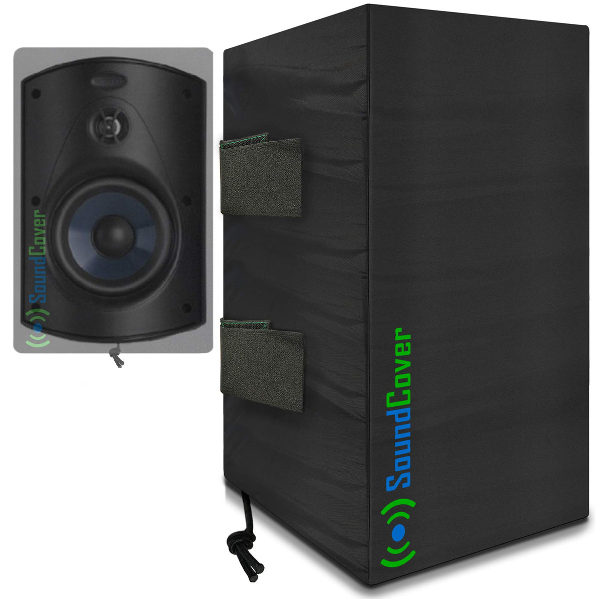 210T Light U‑Bracket Speaker Covers – 4 Sizes, Water‑Resistant