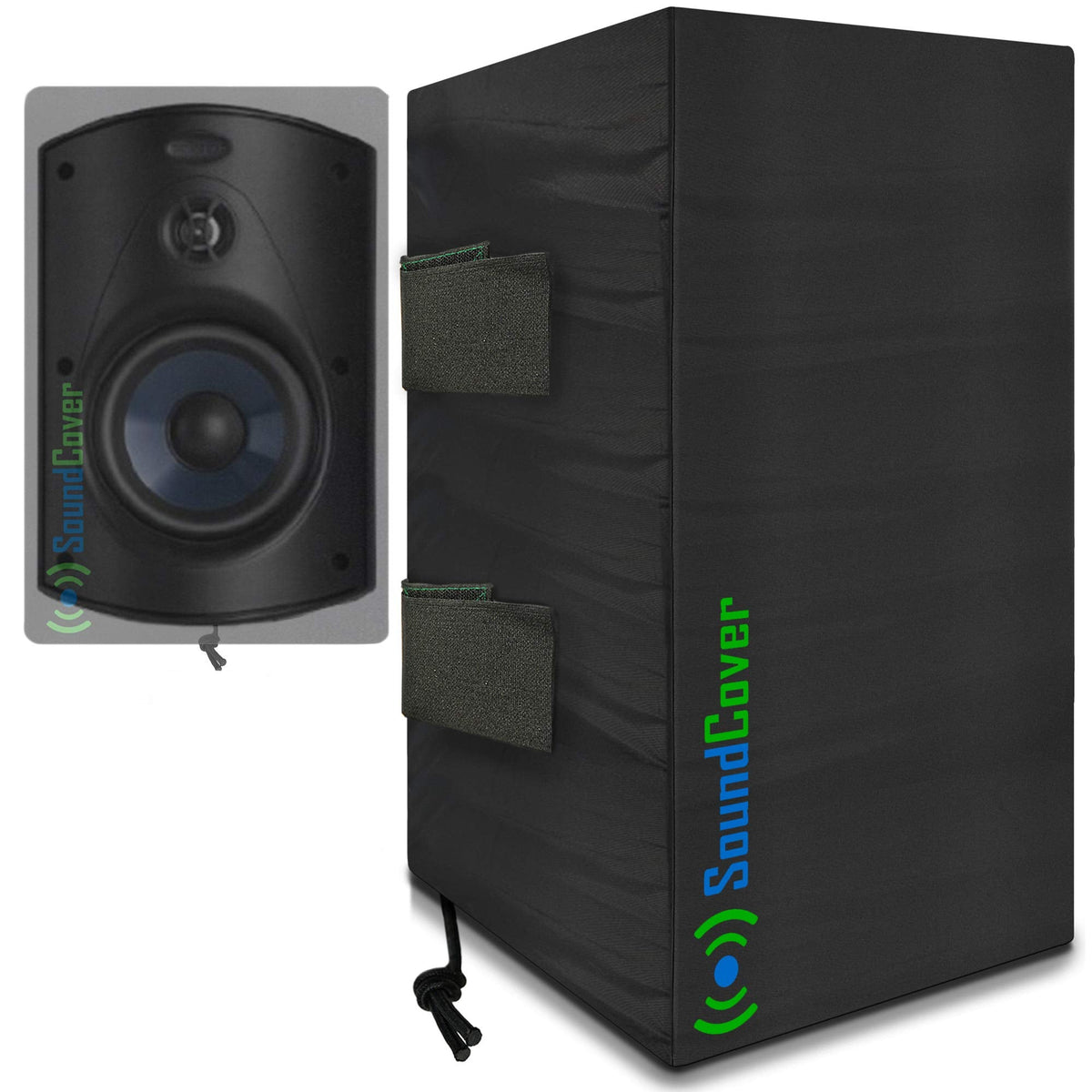 210T Light U‑Bracket Speaker Covers – 4 Sizes, Water‑Resistant