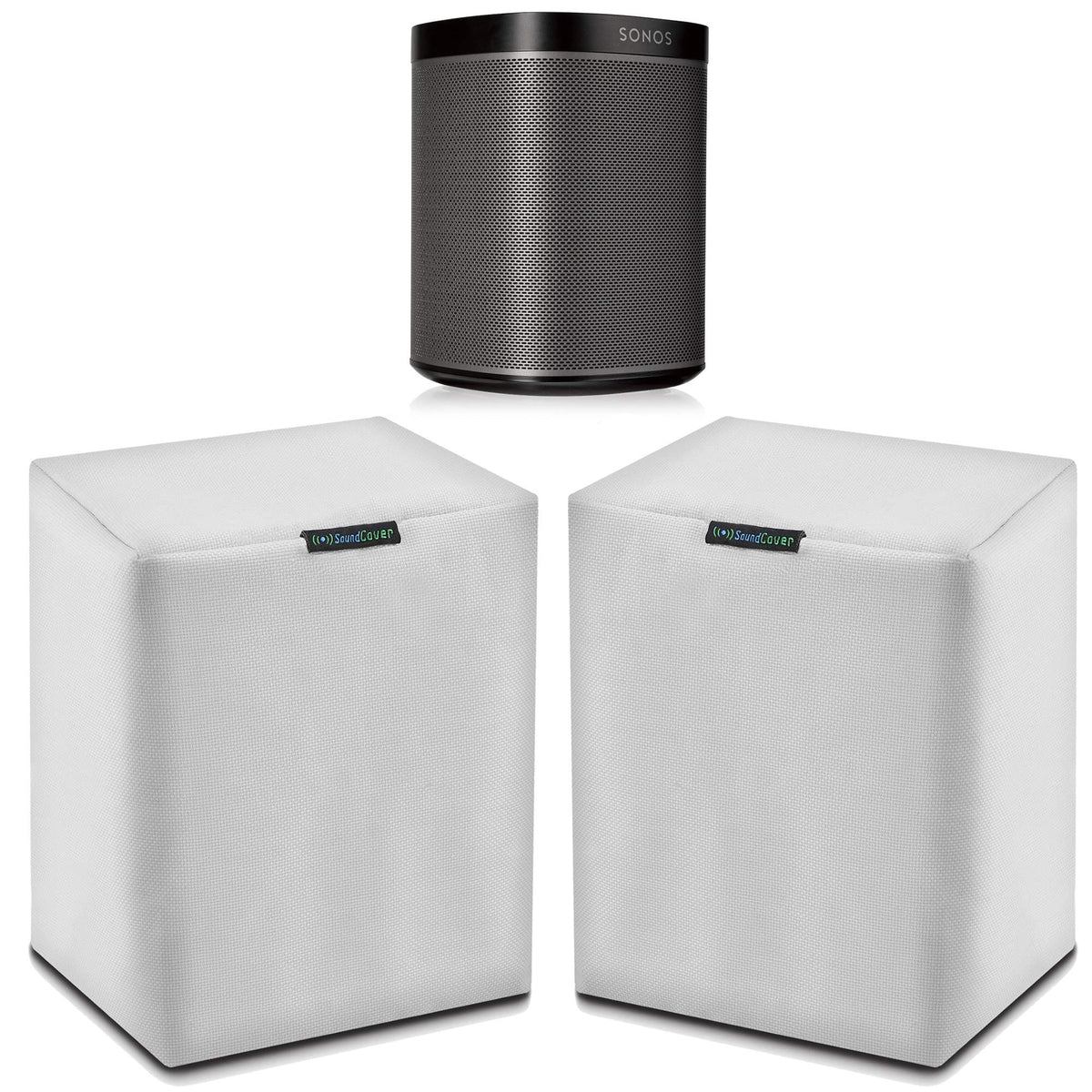 600D Sonos Play/One Speaker Covers – Waterproof, Dual-Zip (4 Variants)