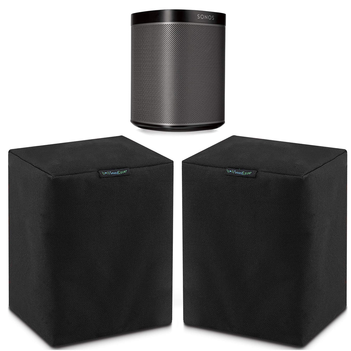 600D Sonos Play/One Speaker Covers – Waterproof, Dual-Zip (4 Variants)