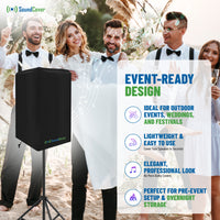 420D Over-The-Top PA/DJ Speaker Covers – UV50 Protection (4 Sizes)