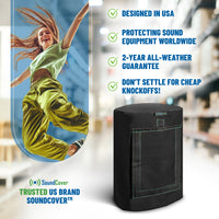 Custom 600D Cover for Sonos Move – Weatherproof with SoundFlap (Black/White)