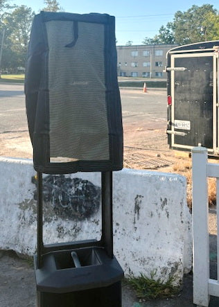 Custom Two-Piece Over-the-Top Covers with SoundFlap for Bose F1 Array