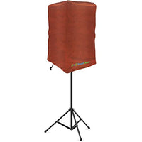 SoundCover Brown Waterproof PA/DJ Speaker Covers – Durable 420D Polyester with UV+50 Protection, Fits Most Portable and Mounted PA Speakers