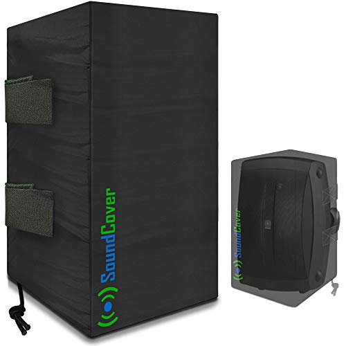 bag it rain cover speakers 210T Light U‐Bracket Speaker Covers – 4 Sizes, Water‐Resistant COMPACT: H 10.4