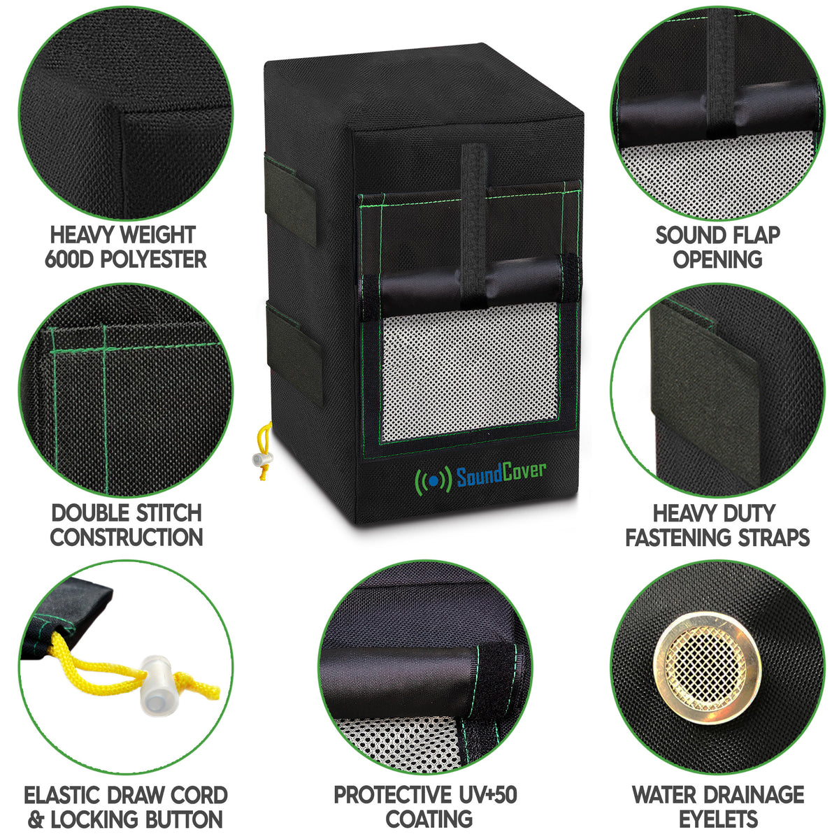 Custom 600D Speaker Covers