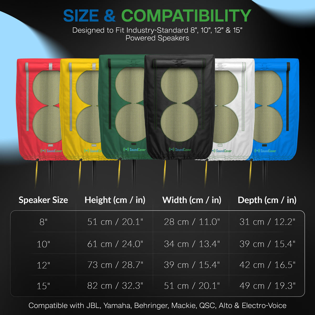 SCPA60 Pro Series – Professional Powered Speaker Cover